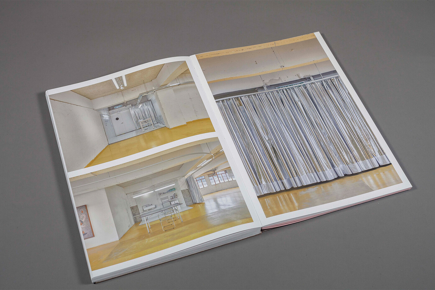 Beau Book intern pages with building pics © Anouk Boyer Mazal 