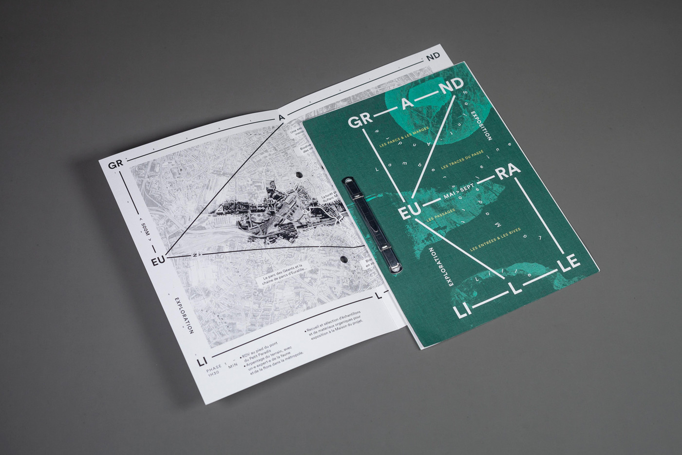 Grand Euralille A5 leaflet © Anouk Boyer Mazal