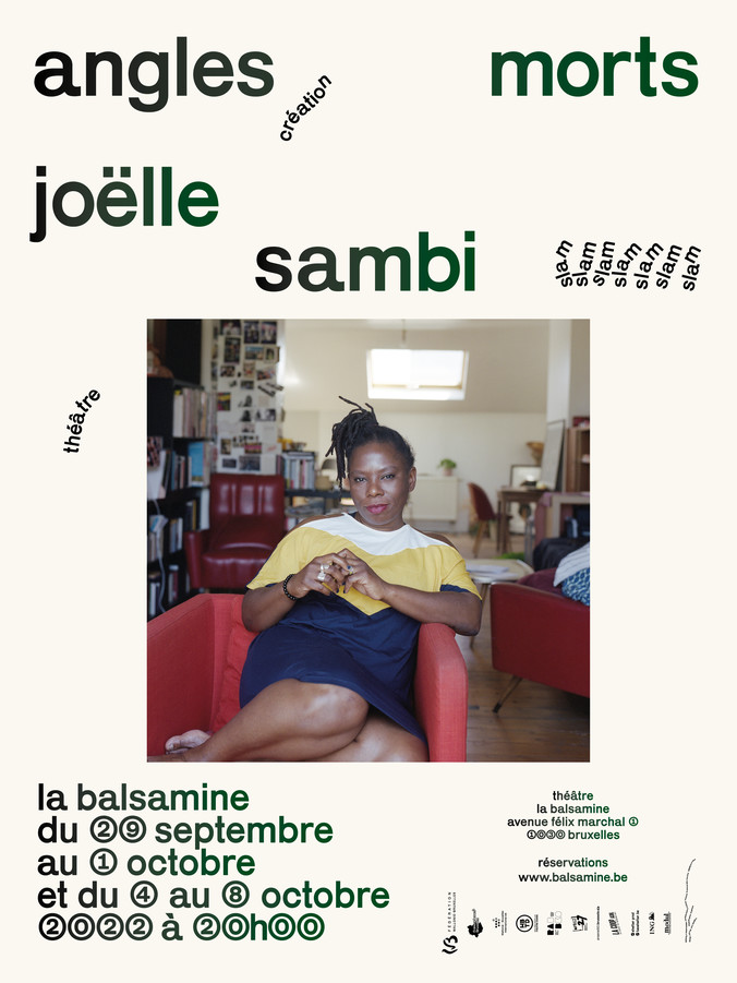 La Balsamine 2m2 poster for Angles morts by Joëlle Sambi © Kidnap Your Designer