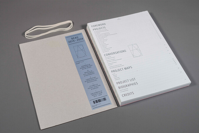 Beau Book loose cardboard cover opened © Anouk Boyer Mazal 