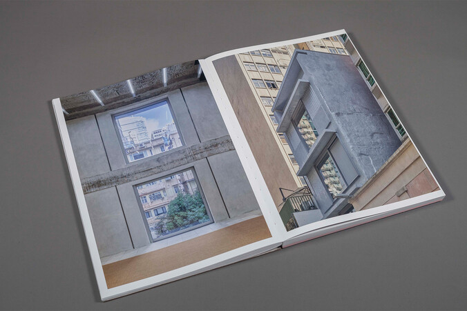 Beau Book intern pages with building pics © Anouk Boyer Mazal 