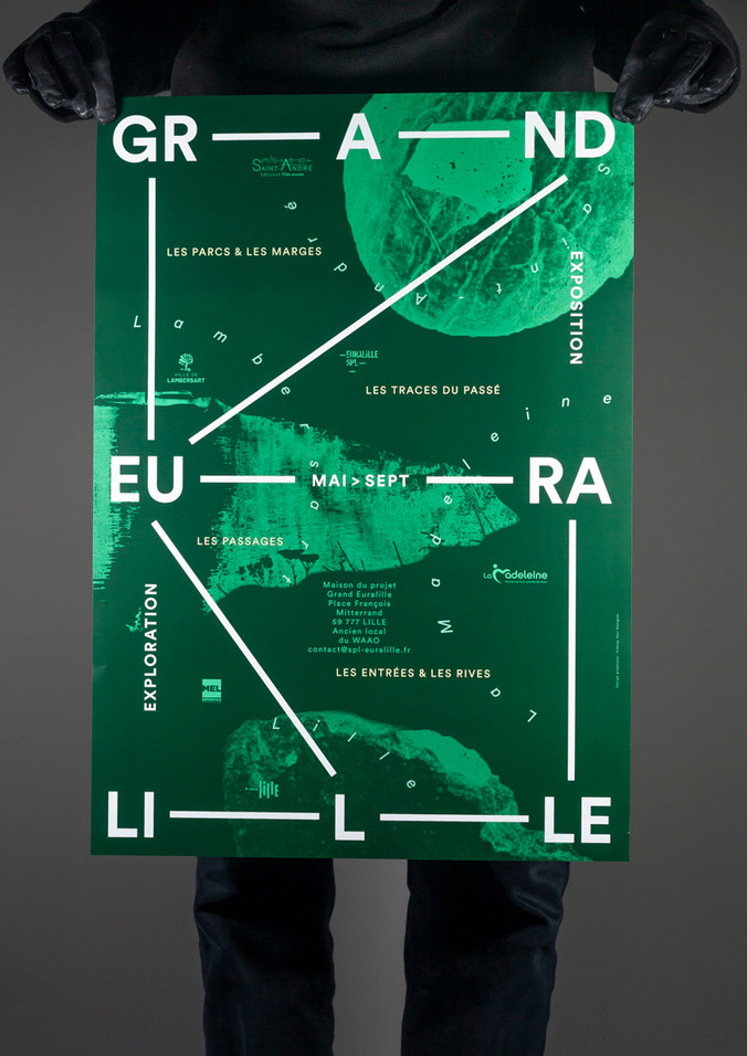 Grand Euralille exhibition poster © Anouk Boyer Mazal 
