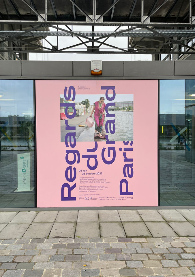 Regards du Grand Paris exhibition poster 2m2